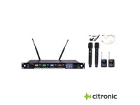 Central de Microfones UHF Profissional Sem Fios 4 Canais Central de Microfones UHF Profissional Sem Fios 4 Canais